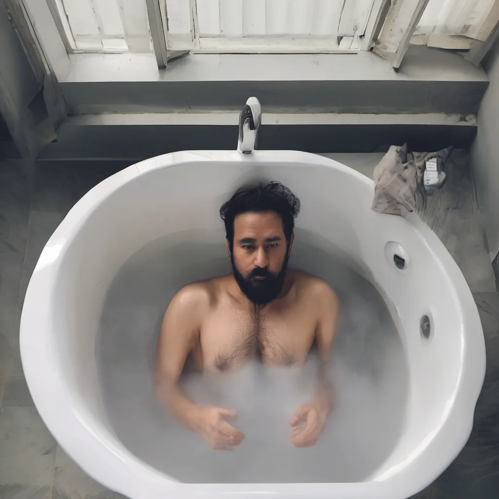 nakend man in bath from above amazing awesome portrait 2