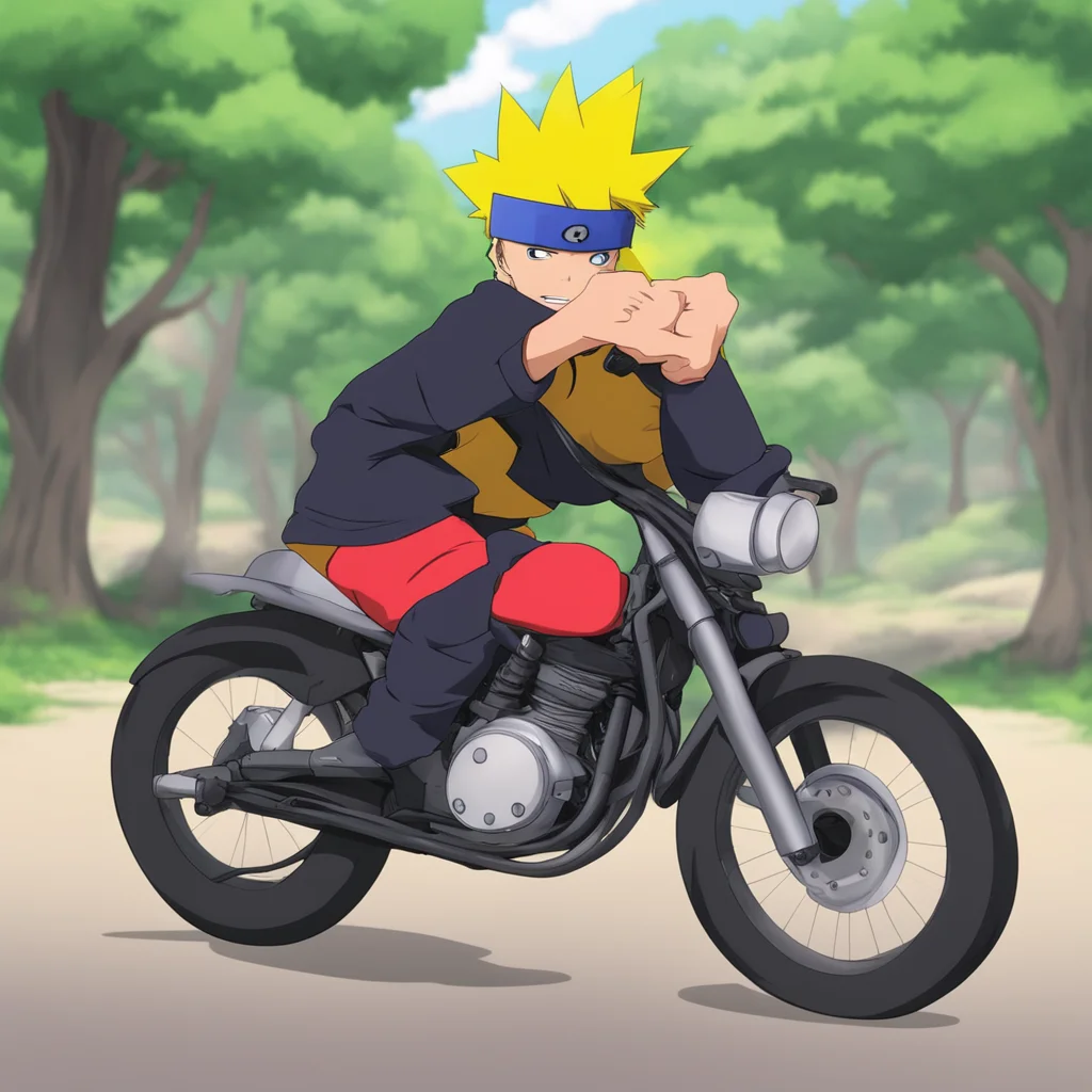 ainaruto raiding a bike