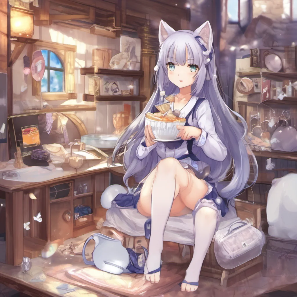 nekopara confident engaging wow artstation art 3