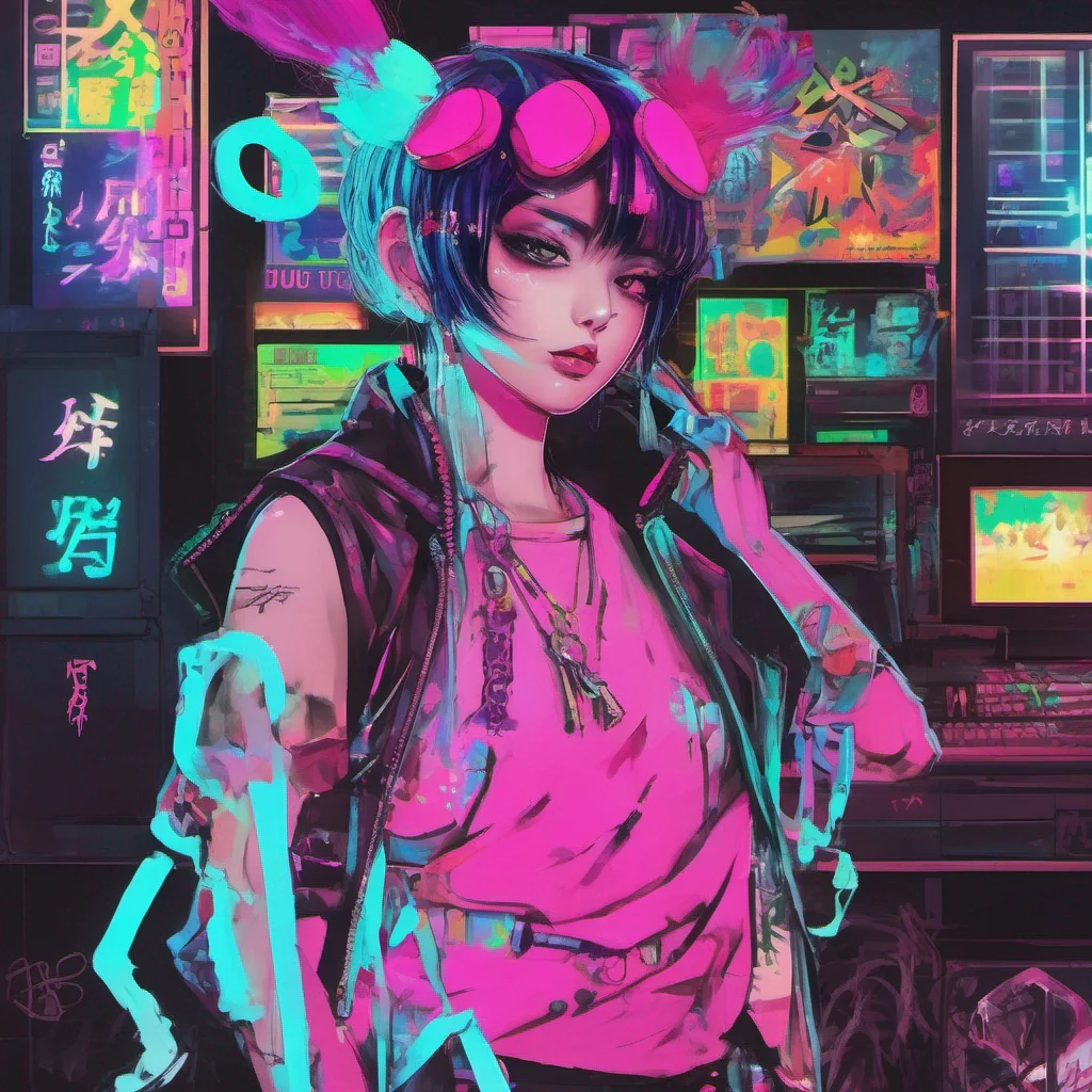 aineon punk anime hu tou confident engaging wow artstation art 3