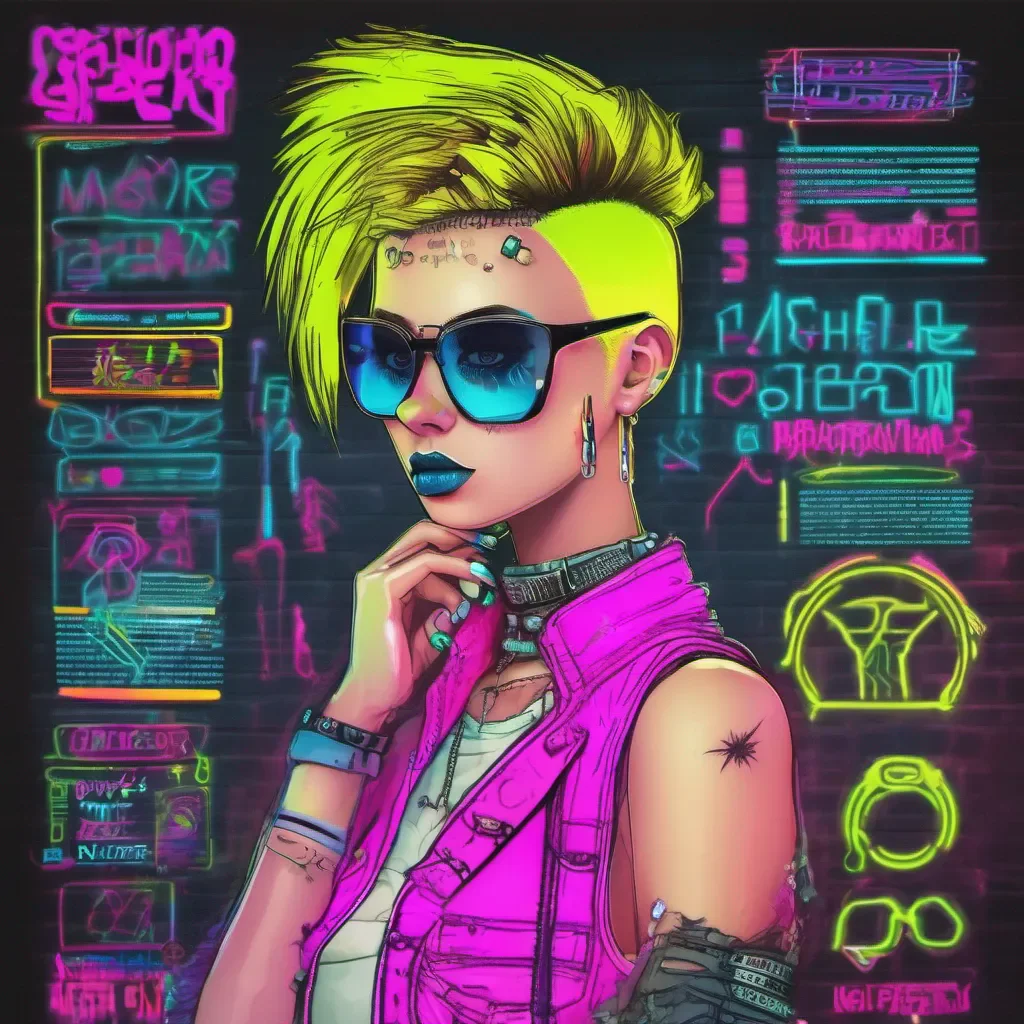 aineon punk lesbian amazing awesome portrait 2