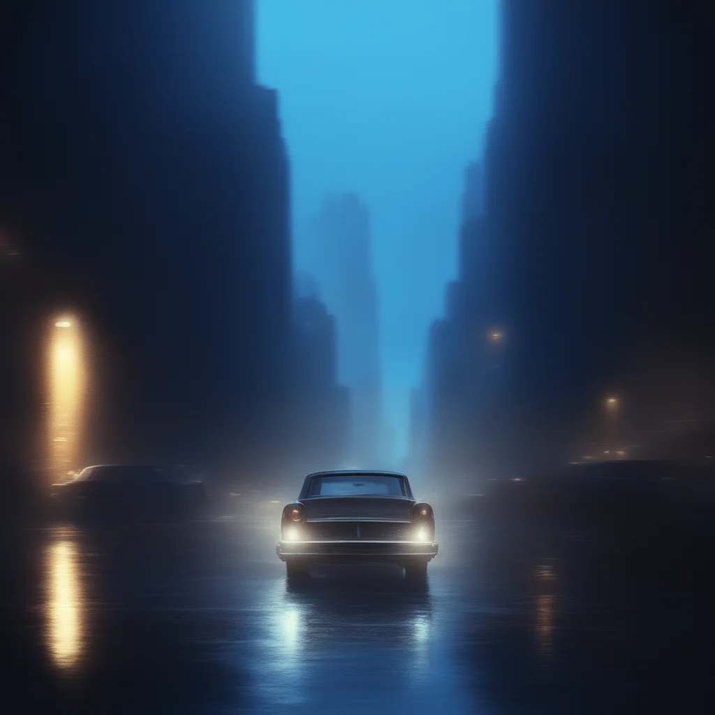 ainew york rain mysterious 1970 night digital art trending on artstation