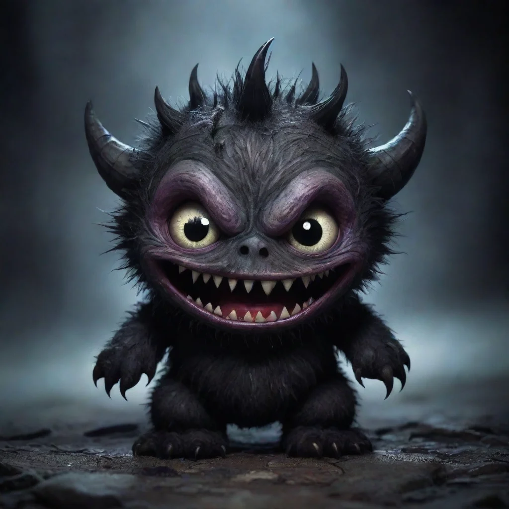 nightmare monster scary but cute