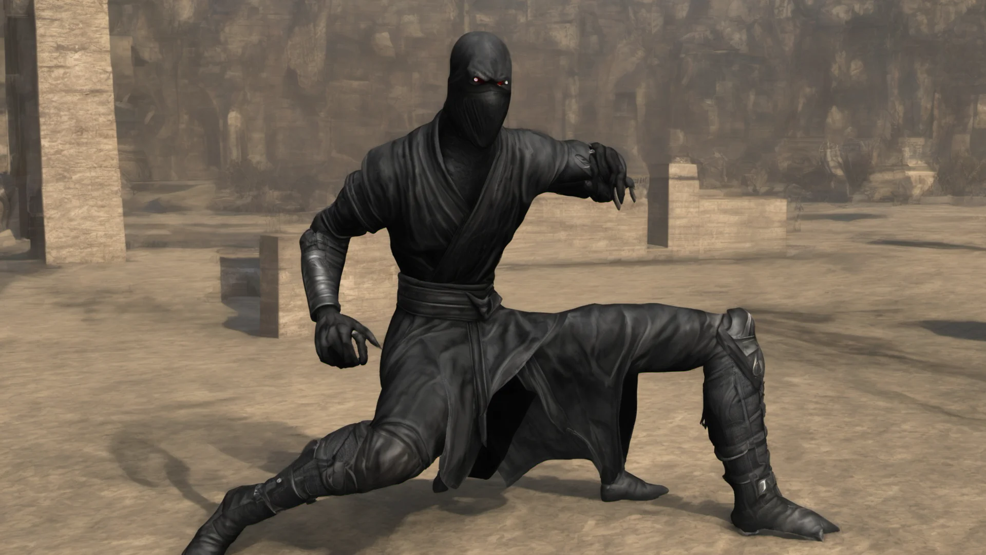 noob saibot in mk1 amazing awesome portrait 2 wide