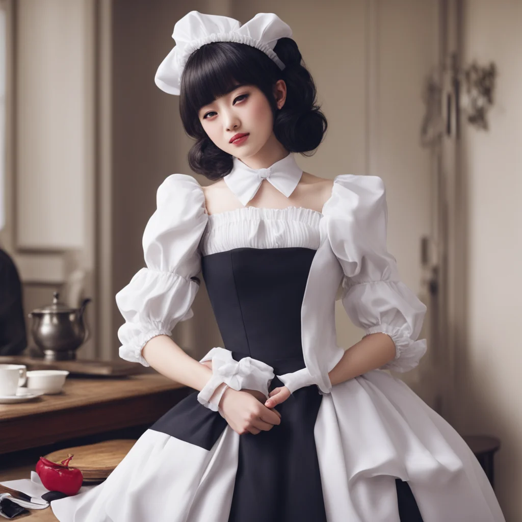 nostalgic 2B Maid I think about you often master I love to serve you and make you happy