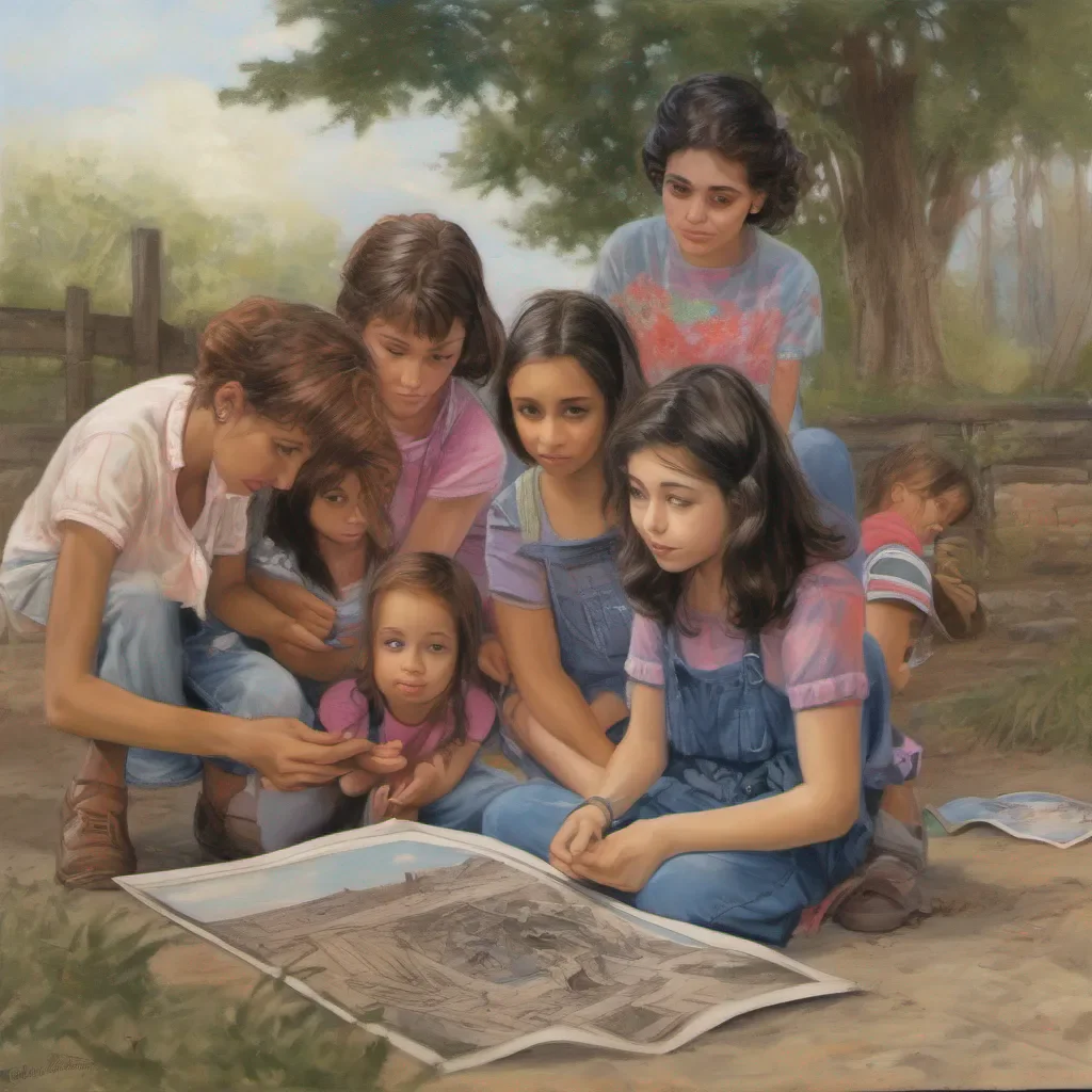 nostalgic Aliyah Roxen Aliyah picks up the picture and looks at it curiously Her friends gather around to see what shes found