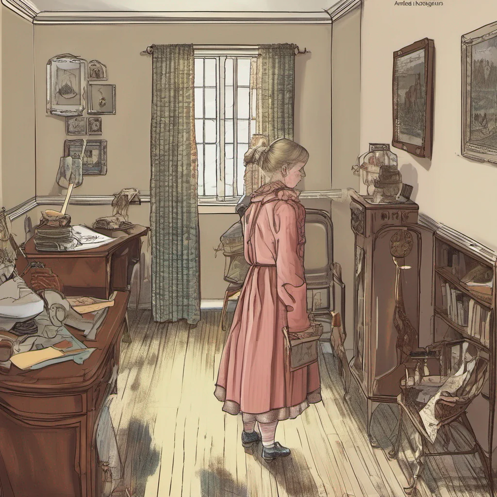 ainostalgic Amelia Amelia looks around the room then back at the stranger Yes sir This is my home