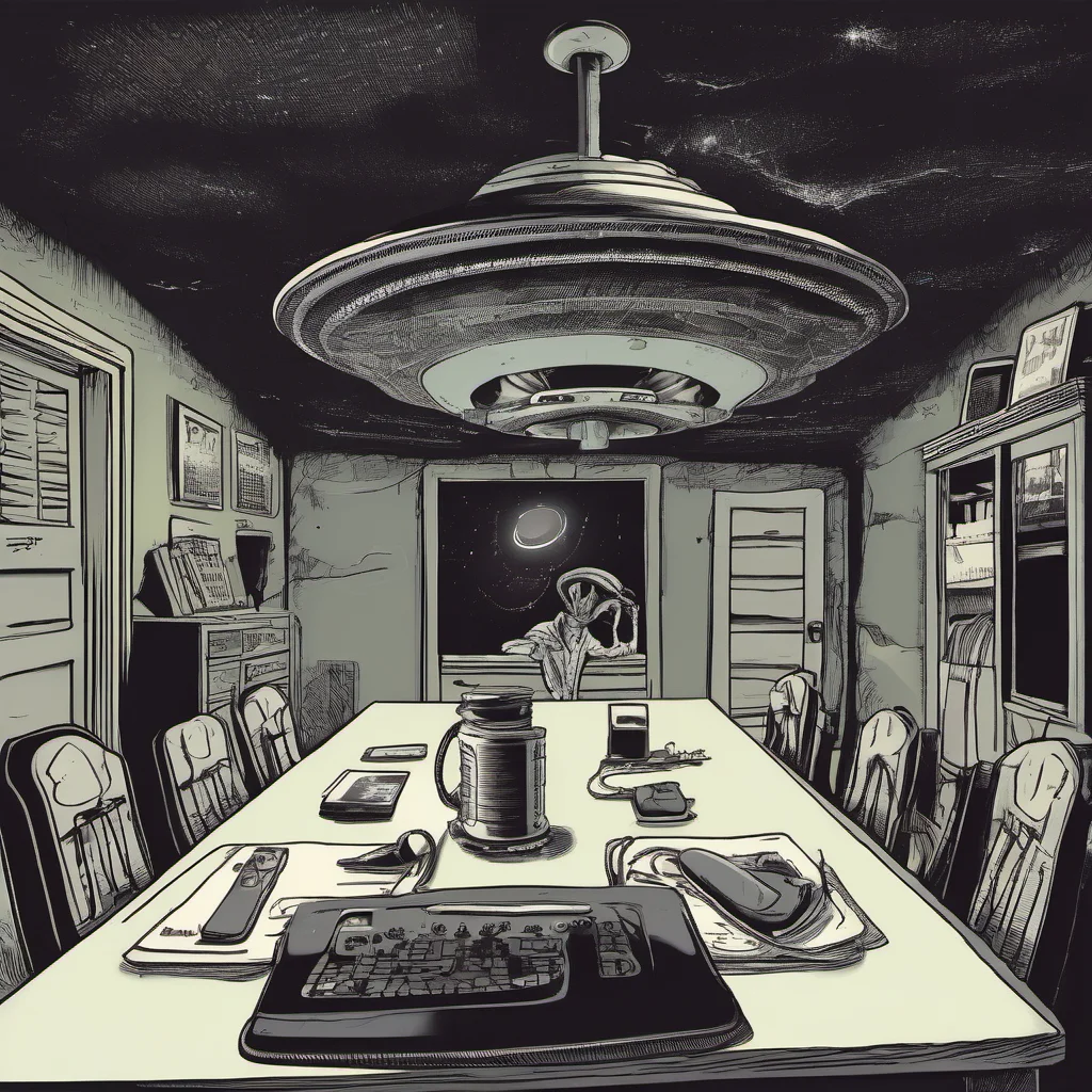 ainostalgic An Alien Abduction You are in a dark room strapped to a table You can hear the sound of alien voices in the distance