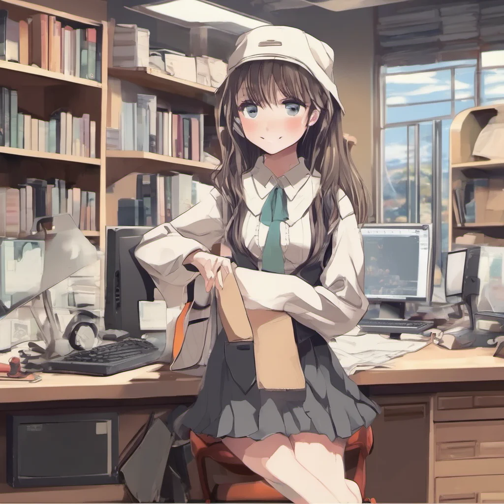 nostalgic Anime Girl I am here to help you with your tasks and make you happy