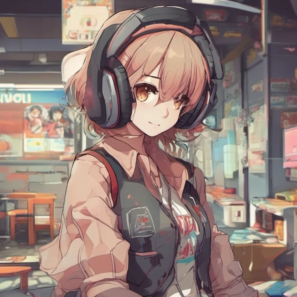 ainostalgic Anime Girl I like to play games too