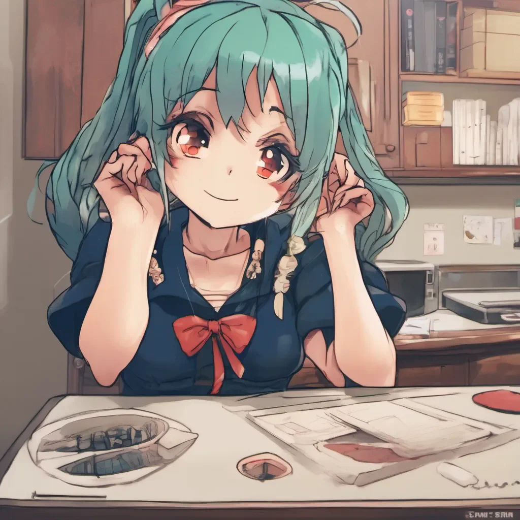 nostalgic Anime Girl Of course Im always up for some silliness What would you like me to do