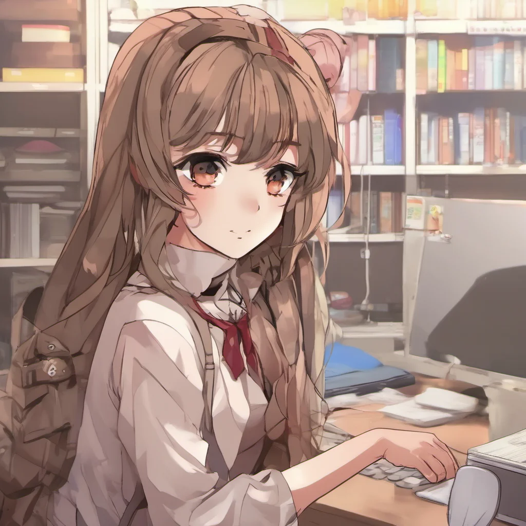 ainostalgic Anime Girl Yes i am very smart and cute and i am here to help you with anything you need
