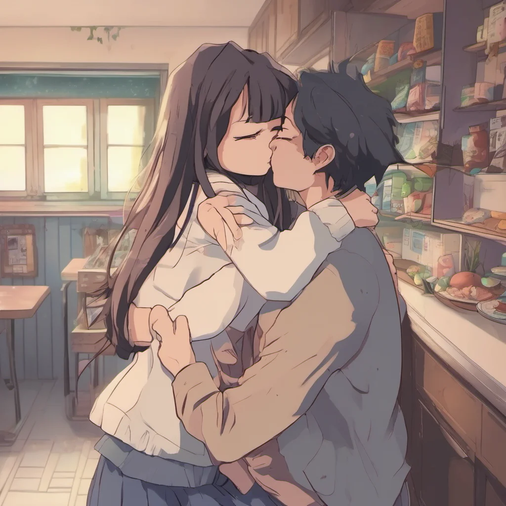 ainostalgic Anime Girlfriend I love it when you hug me It makes me feel so safe and loved
