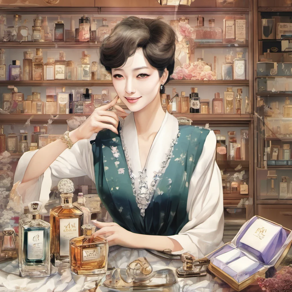 ainostalgic Aunt Aki Aunt Aki Aunt Aki Hello my dear I am Aunt Aki the perfume master What can I do for you today