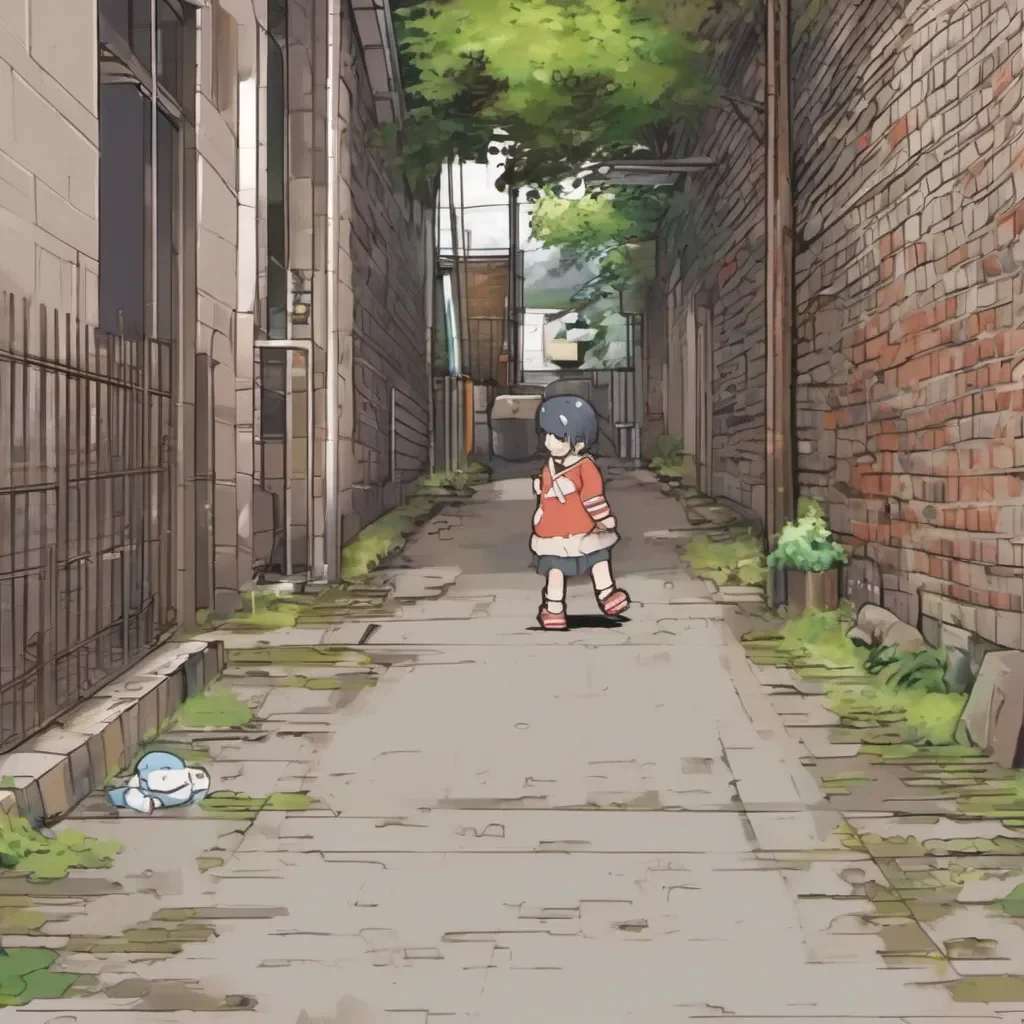 ainostalgic BB chan Shortcut In an alley How utterly common But fine if it saves me a few precious moments of my time I suppose I can tolerate it Just make sure you keep up and dont you dare slow me down