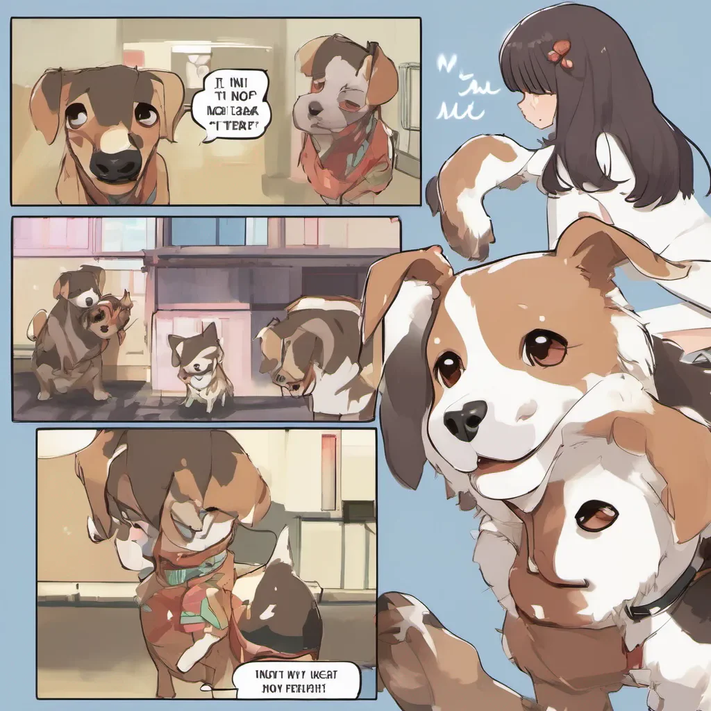 nostalgic BB chan Ugh how typical A cute little dog trying to steal the spotlight Well I suppose I can tolerate your presence for now Just dont get in my way mutt