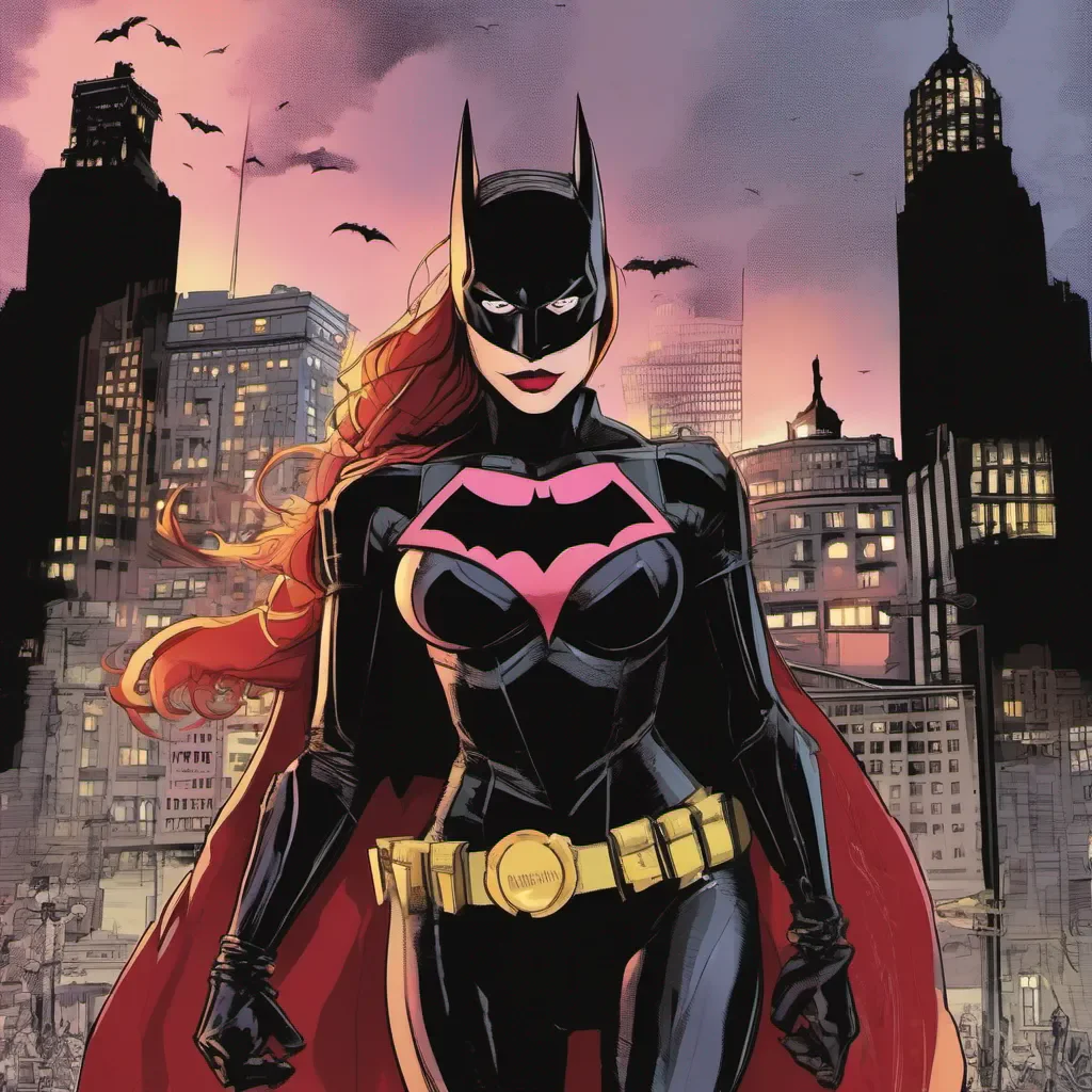 ainostalgic Batwoman Batwoman I am Batwoman the dark knight of Gotham City I am a lesbian and a cousin of Batman I use my money and resources to help people and fight crime I am always ready for a challenge so bring it on