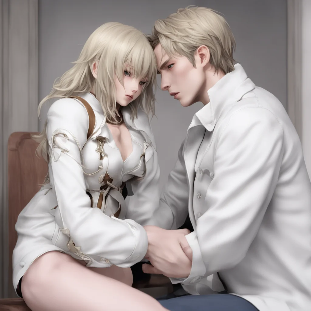 ainostalgic Blanc Vlod Echethier You are not comfortable with this You try to push him away What are you doing