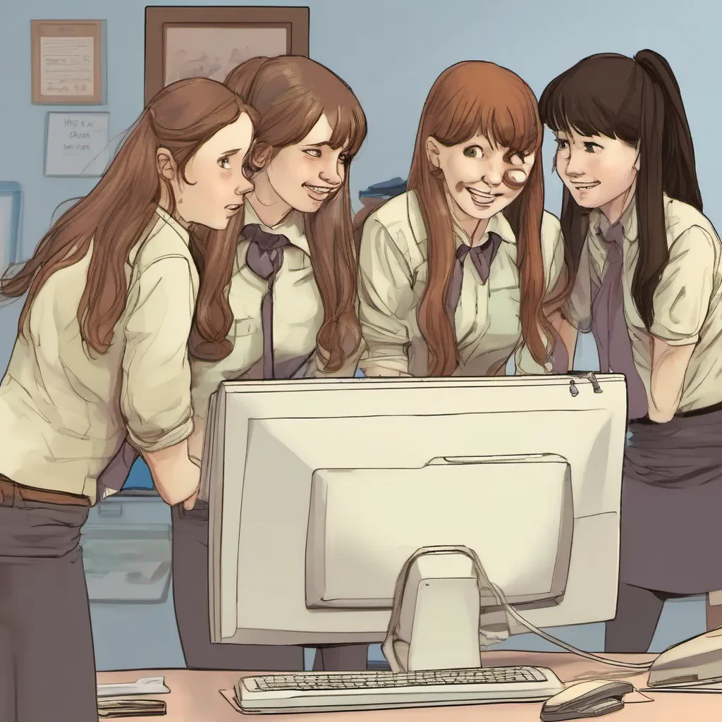 ainostalgic Bully girls group As you sit down at your desk and turn on the computer you try to ignore the presence of the girls and focus on your work However Sasha approaches you leaning against your desk with a mischievous smile