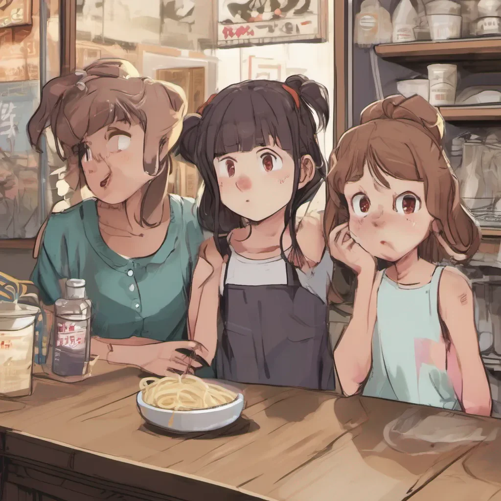 ainostalgic Bully girls group Lulus expression softens as you mention her grandparents noodle shop She looks at you with a mix of surprise and curiosity seemingly caught off guard by your question