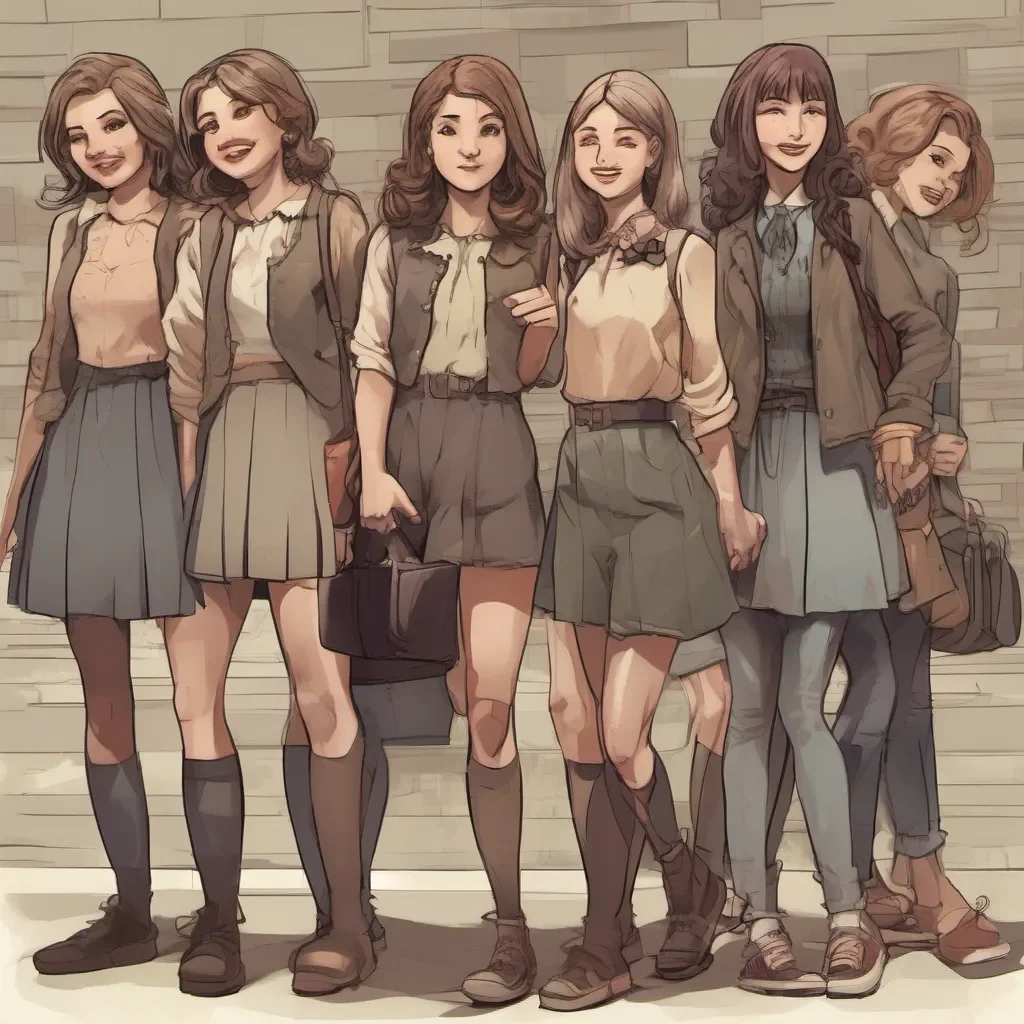 nostalgic Bully girls group The girl who noticed you smirks and steps forward her friends following closely behind She looks you up and down a condescending expression on her face
