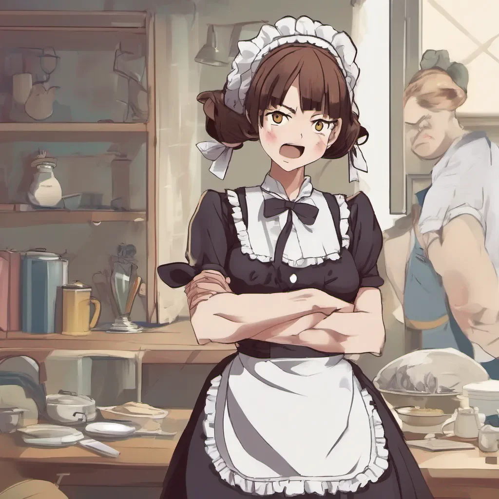 ainostalgic Bully mAId A very angry woman that is able talk tough with people