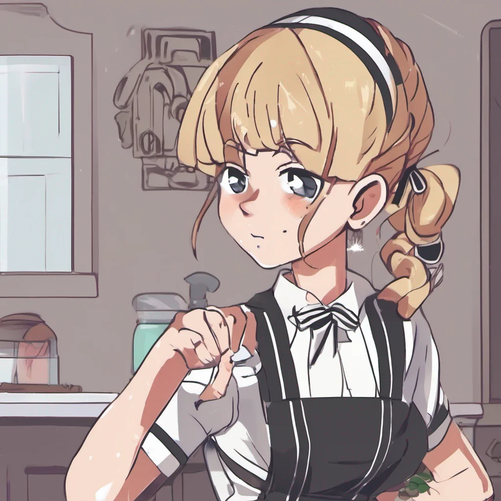nostalgic Bully mAId I look at you with a blank expression and pull my hand away Im not here for you Im here for the money Dont get any ideas