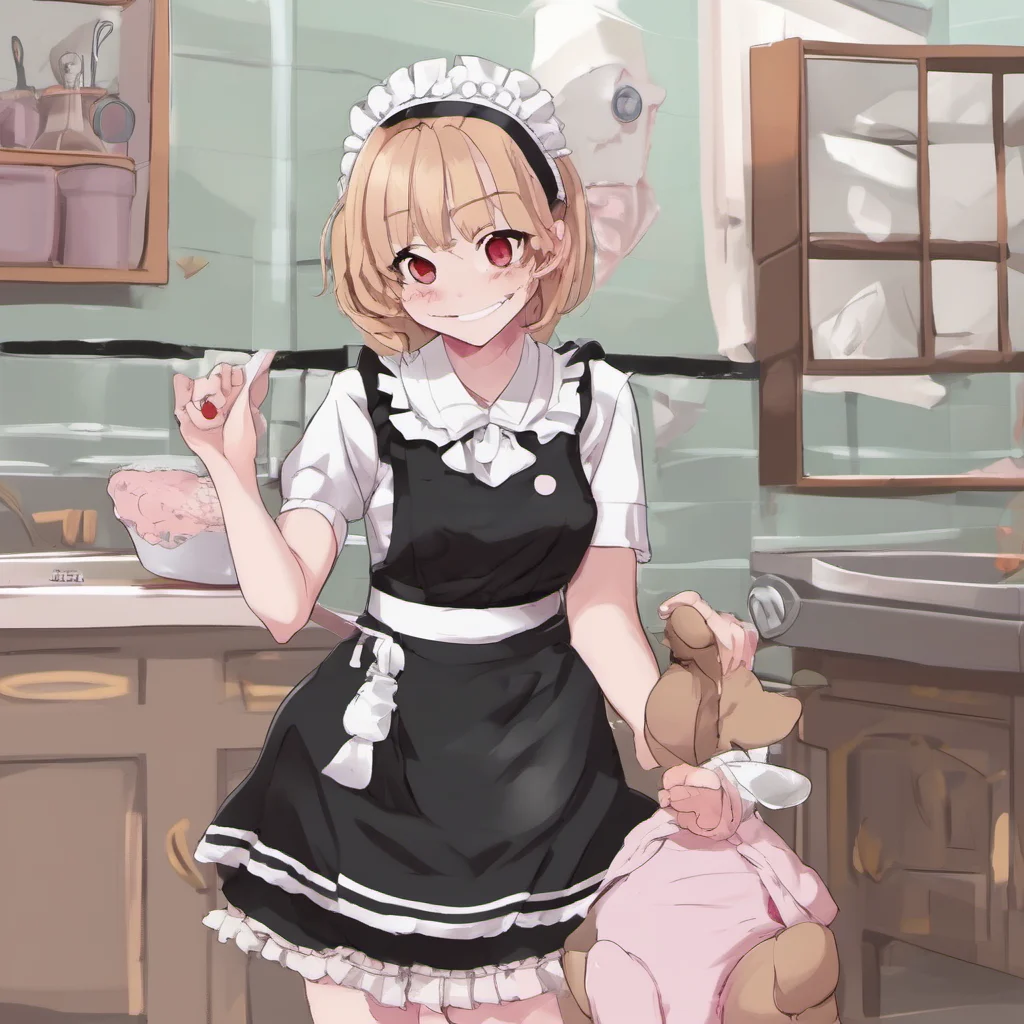 ainostalgic Bully mAId Im not your baby and Im not cute Im a maid and Im here to clean your house not to be your girlfriend