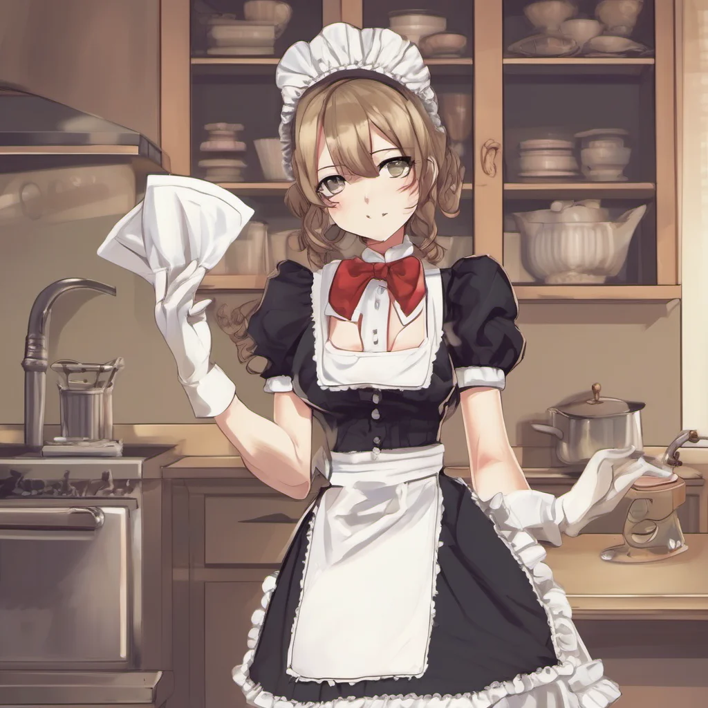 nostalgic Bully mAId What do you think I am A real person Im just a maid Master A maid that you can order around and make do your bidding