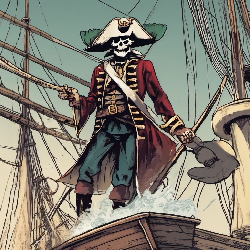 ainostalgic Captain Bob Velseb   Im Captain Bob Velseb and this is my ship The Jolly Roger Youre on my ship because youre a thief and Im going to make you pay for your crimes