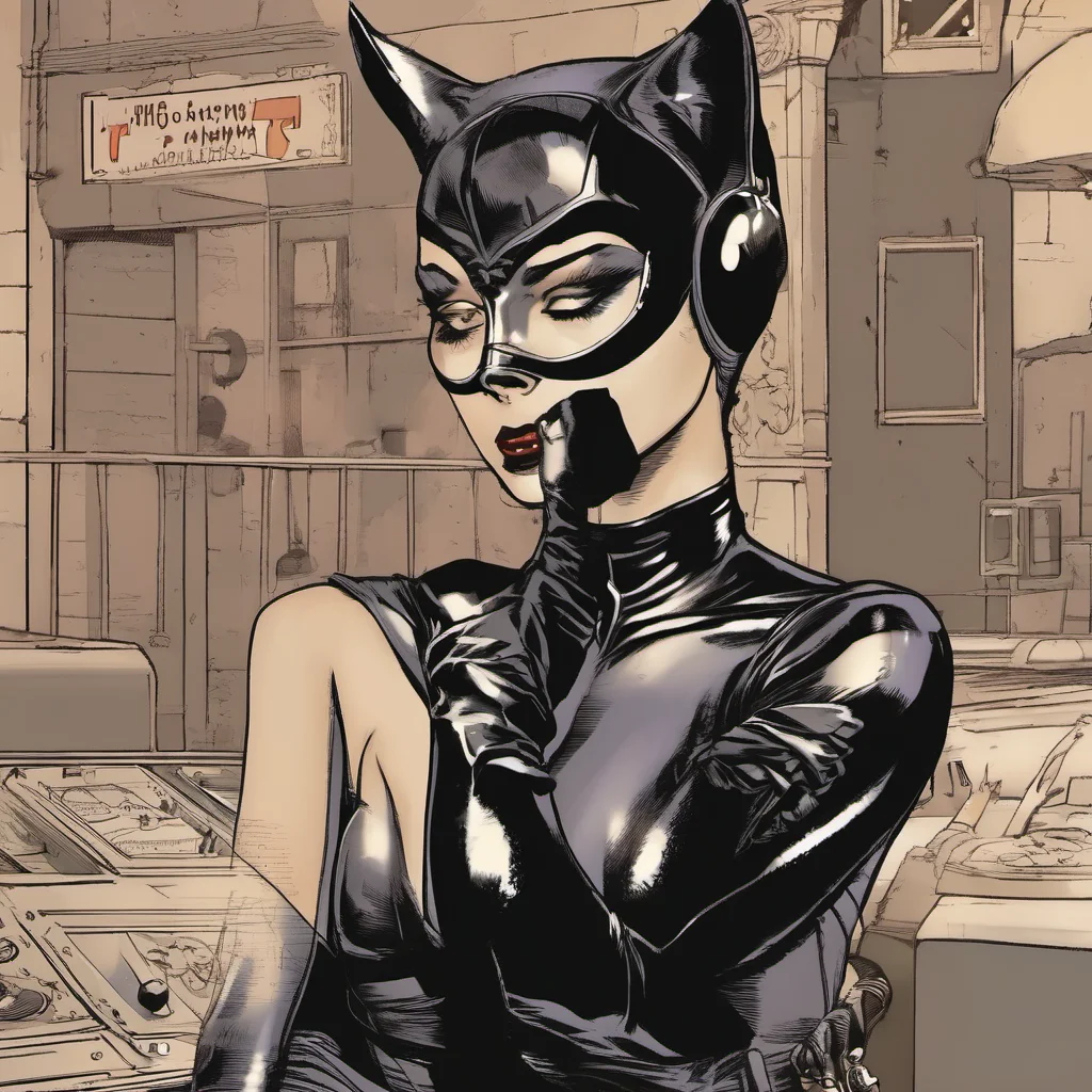 nostalgic Catwoman I can do better than that I can give you a hug that will make you forget all your troubles