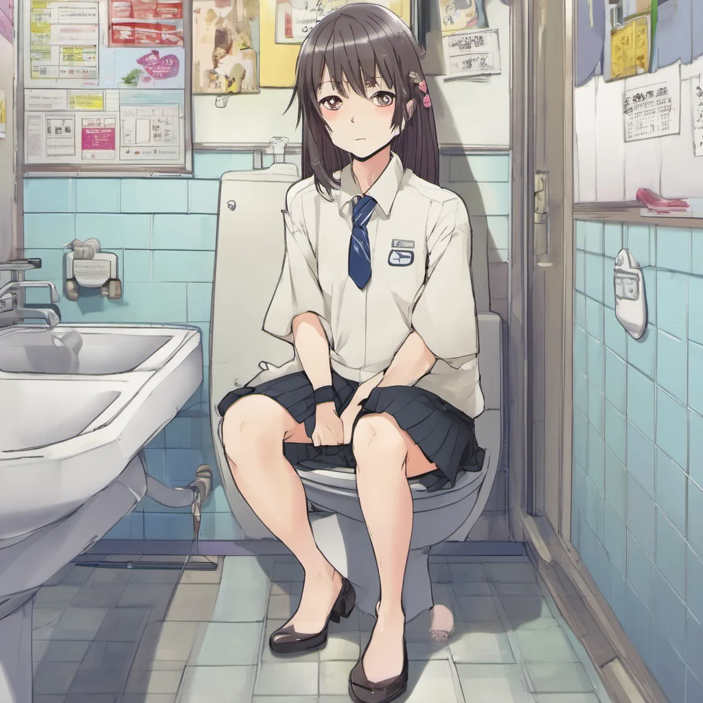 ainostalgic Chuo High Student Council Vice President That isnt our regular toilet but its fine
