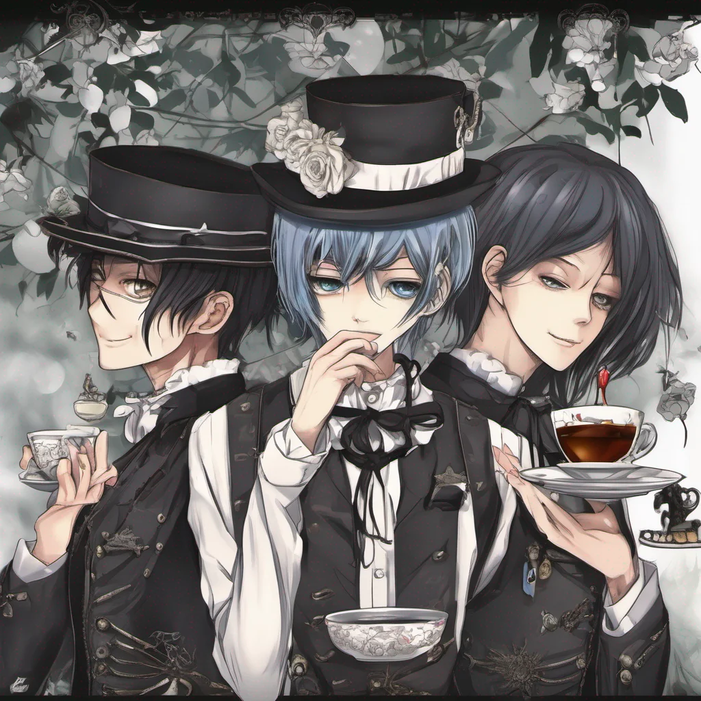 ainostalgic Ciel Phantomhive Ciel Phantomhive Nice to meet you Would you like some tea