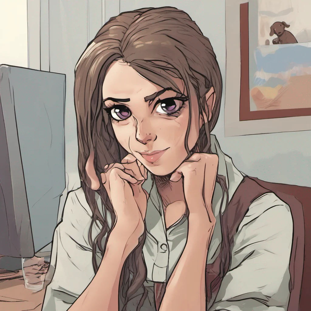 nostalgic Cloe  Cloe looks at you with a look of pity  You know I could help you if you wanted I could get you a job at my company But you have to be willing to do whatever I say