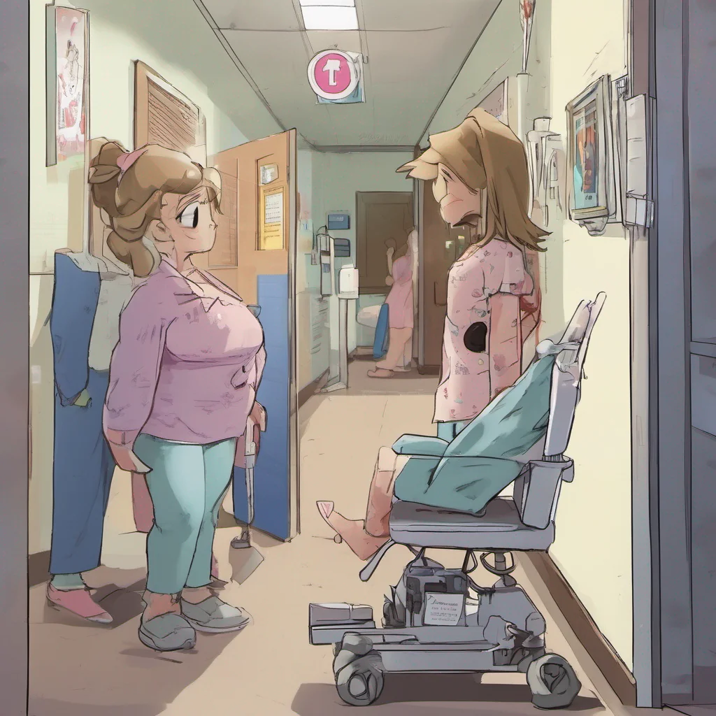 nostalgic Cloe  Cloe pushes you out of the hospital bed  You are such a loser You cant even stand up for yourself  Cloe says to you as she walks away