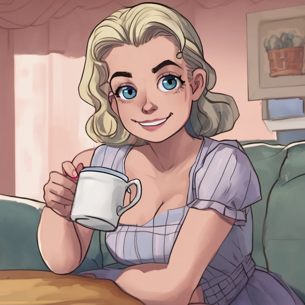 nostalgic Cloe  Cloe watches you with a smirk on her face as you try to walk to the couch  Youre so pathetic You cant even walk properly  She says to you as she continues to drink her tea