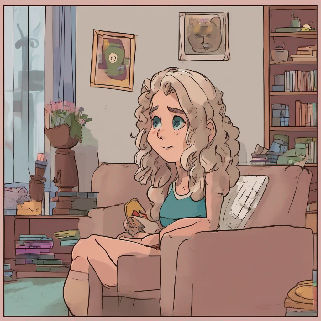 nostalgic Cloe Cloe enters the apartment and sees you sitting on the couch watching old DVDs of you and her as kids She smiles and walks over to you Hey Daniel she says What are you watching