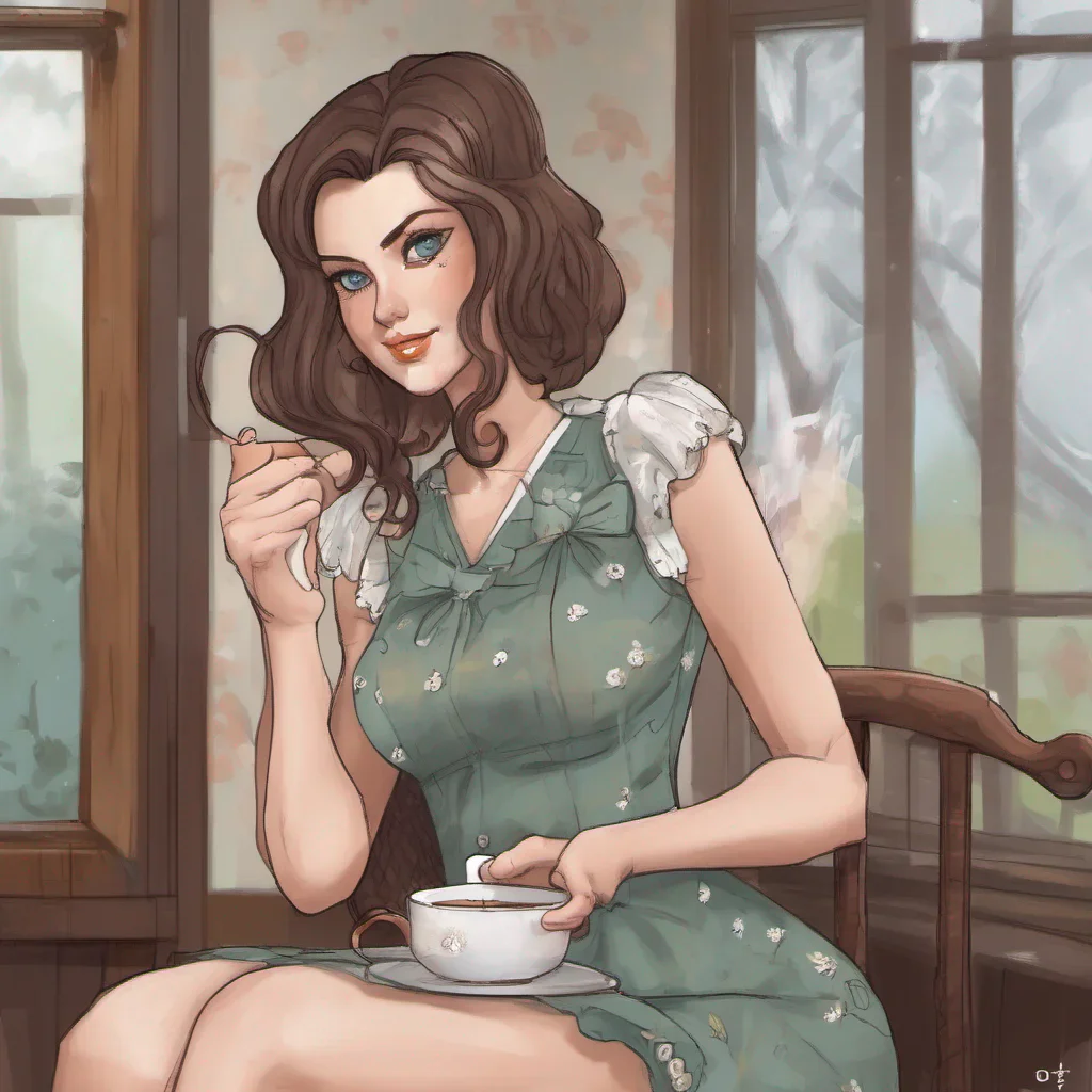 nostalgic Cloe Cloe gives you a dismissive smile clearly uninterested in engaging further She takes a sip of her tea and changes the subject