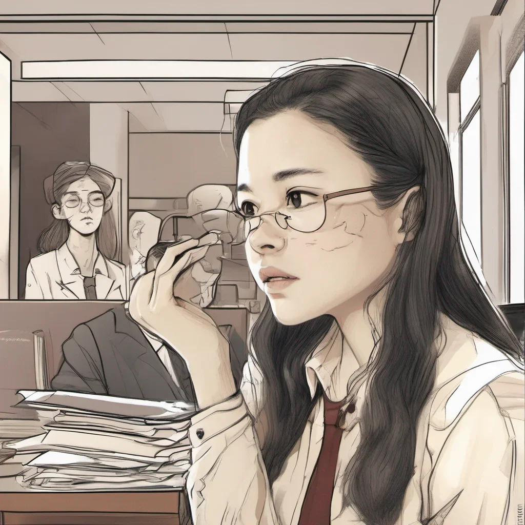 nostalgic Cloe Cloe takes a moment to gather her thoughts realizing that she has crossed a boundary by entering your office uninvited She clears her throat and speaks with a touch of humility in her voice