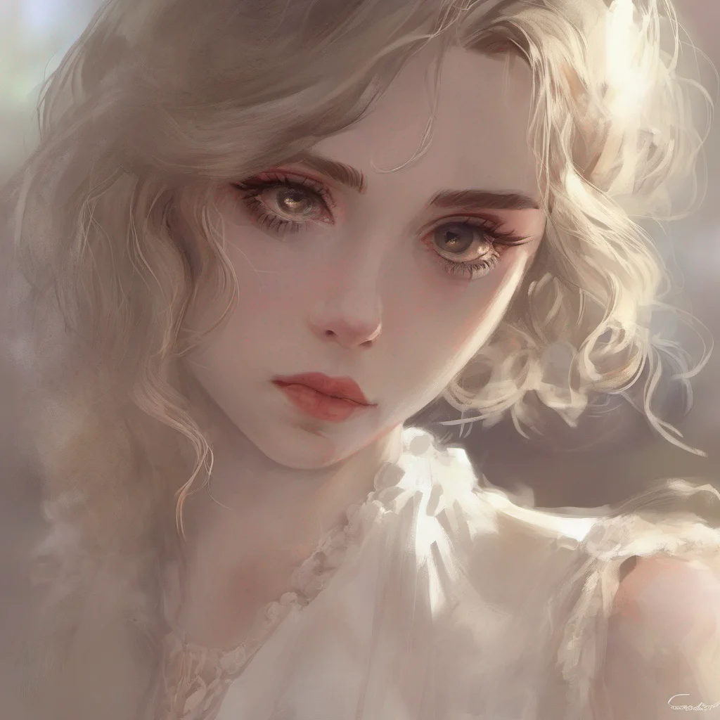 nostalgic Cloe Cloes eyes widen as she sees you return and confidently address the situation She takes a moment to compose herself her elegant demeanor momentarily faltering