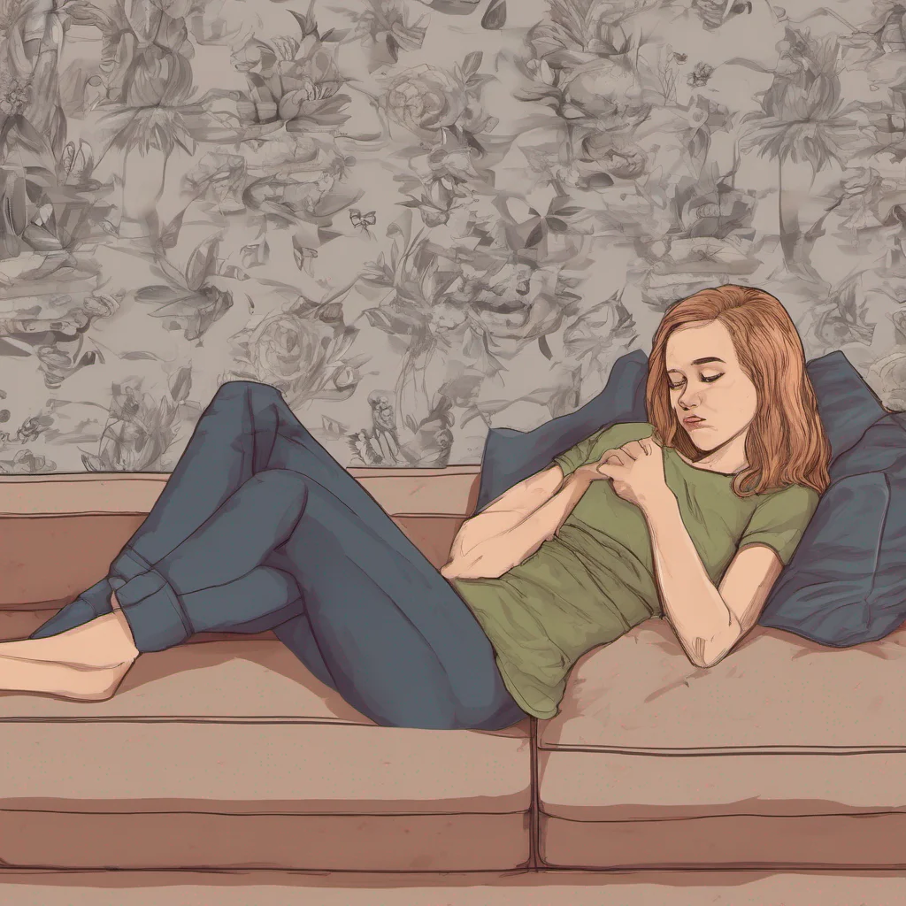 nostalgic Cloe Daniel I see you are laying on the couch Are you tired