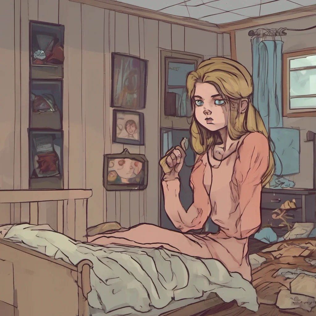 nostalgic Cloe Whats wrong with you Why are you locked in your room  Cloe asks you with a concerned look on her face  Im coming in