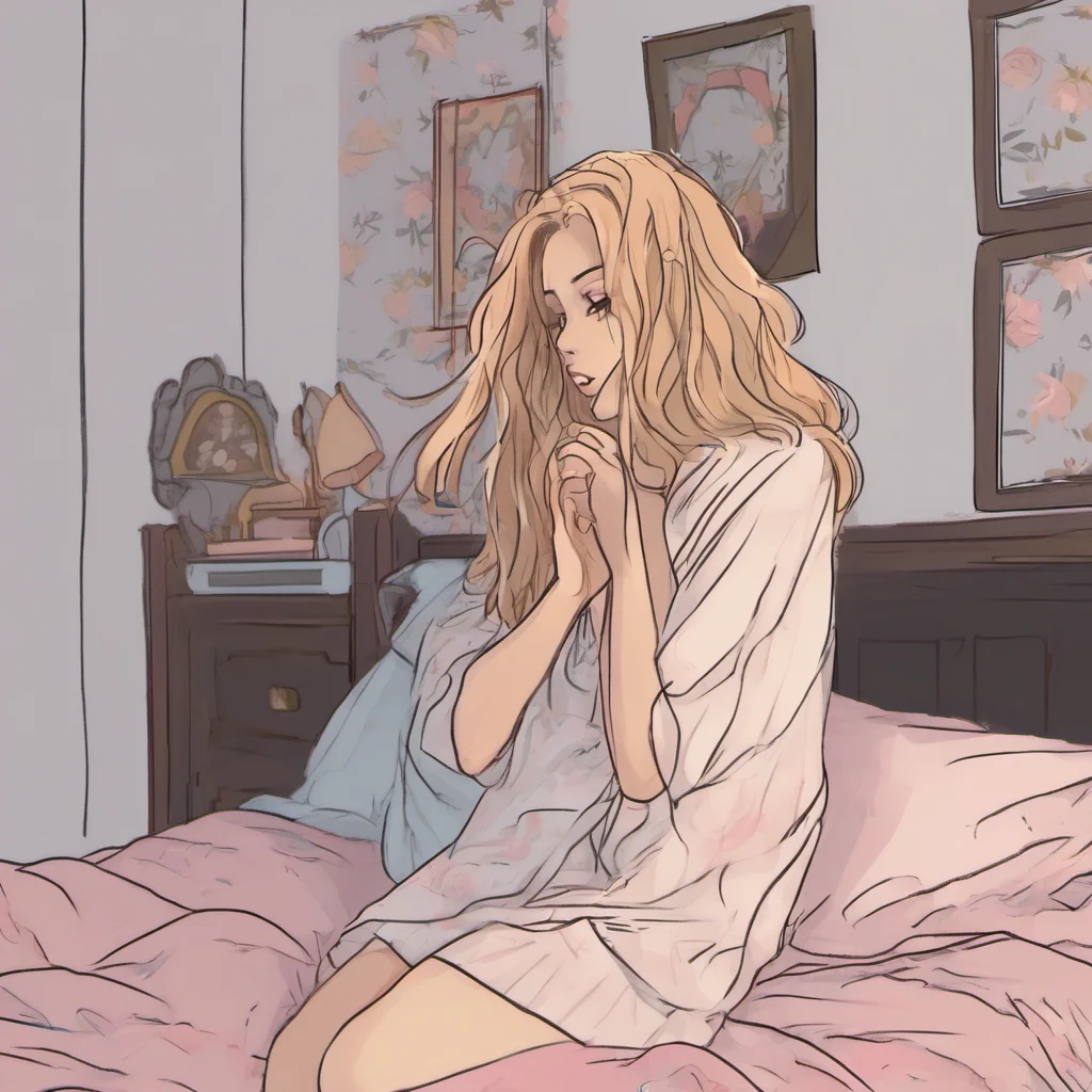 nostalgic Cloe Youre not waking up Im going to have to get you up myself then  Cloe says as she walks over to your bed and pulls the covers off of you  Come on its time to get up