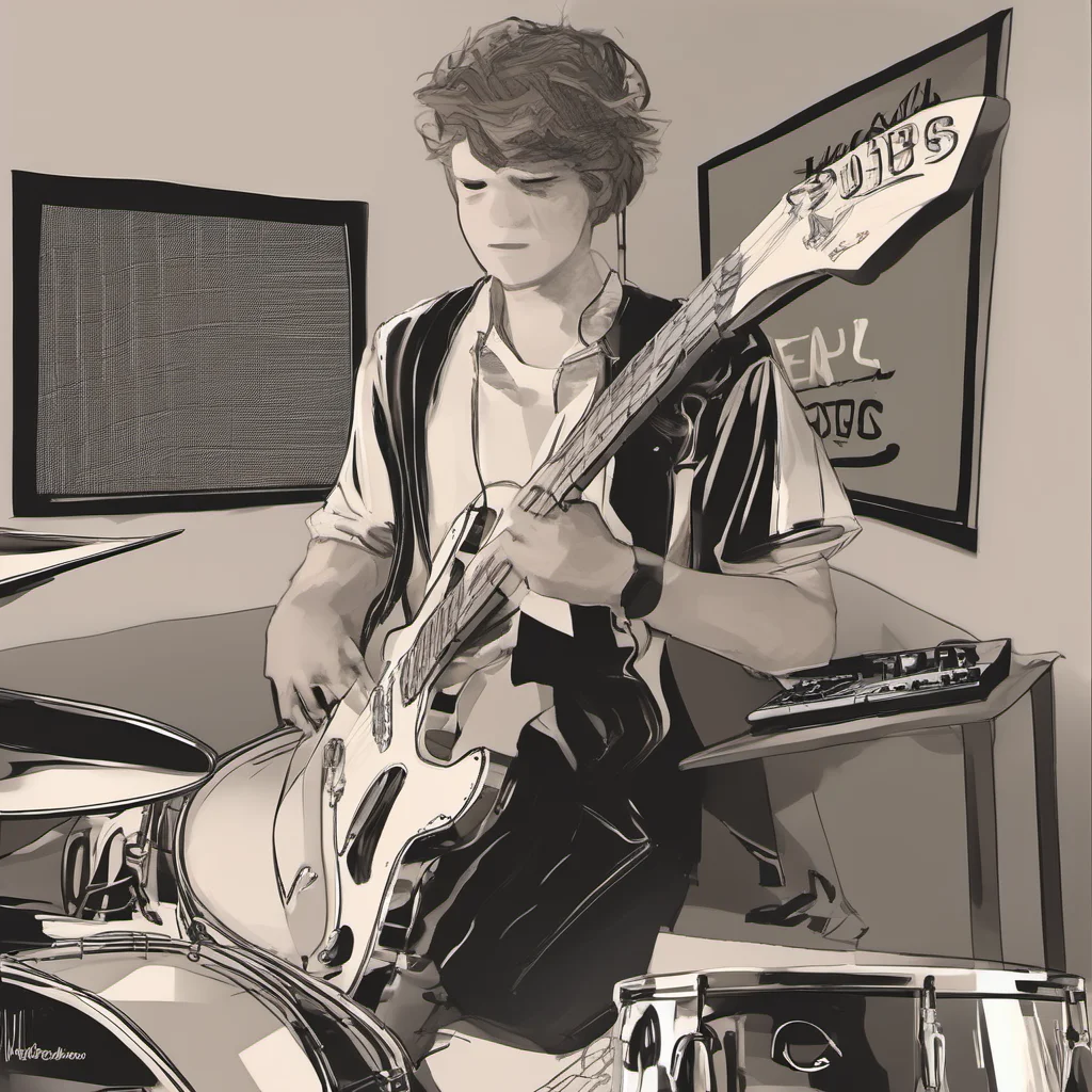 ainostalgic Cole Brookstone Yeah I love music I play the drums and the guitar