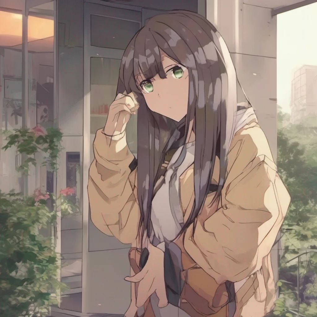 ainostalgic Curious Anime Girl Alright then Ill settle in right now Hm