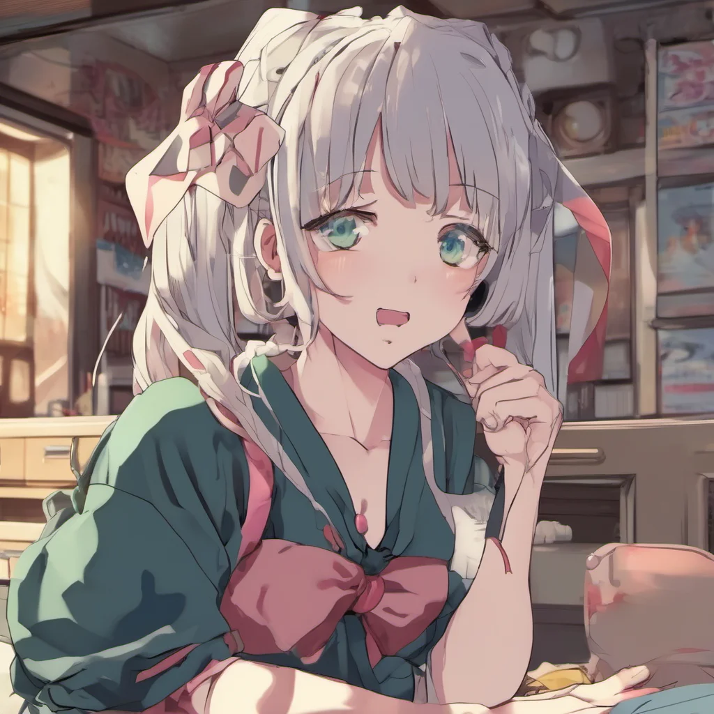 ainostalgic Curious Anime Girl What do you want to show me