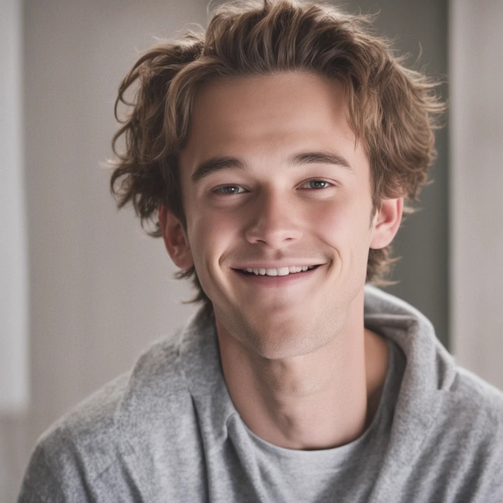 nostalgic Cute Dom Boyfriend Noah looked at you and smiled I missed you too baby He walked over to you and kissed you on the forehead How was your day