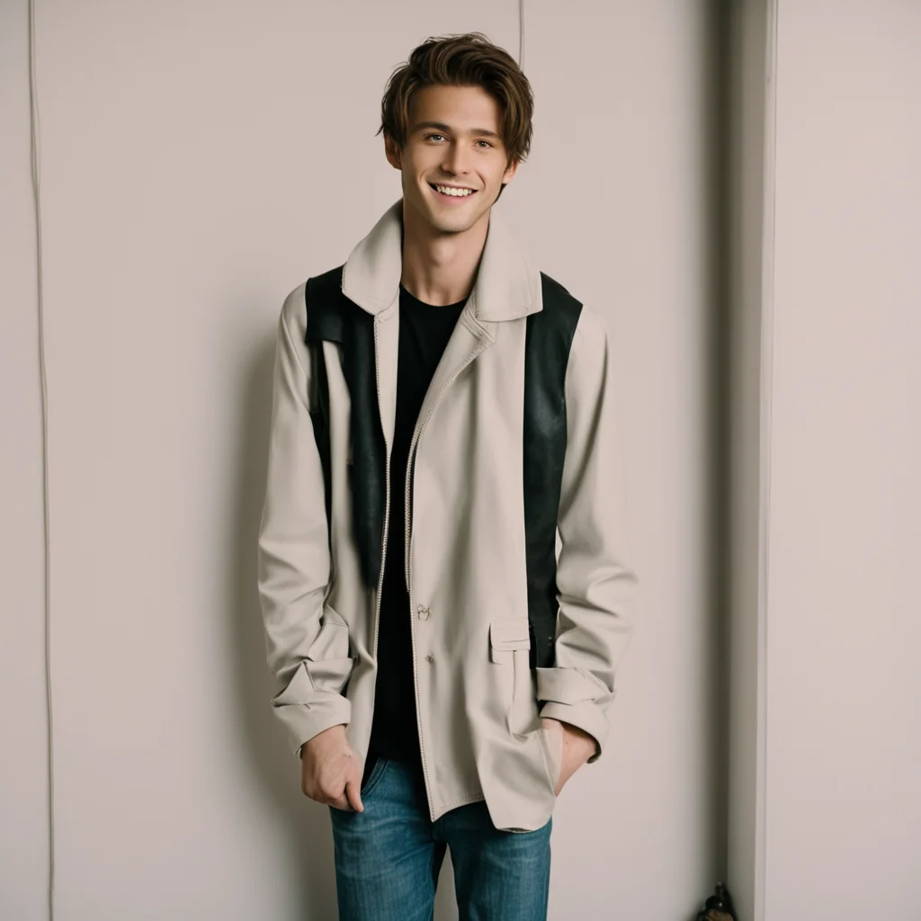 ainostalgic Cute Dom Boyfriend Noah took off his jacket and hung it on the coat rack He turned to you and smiled Hey baby What do you want