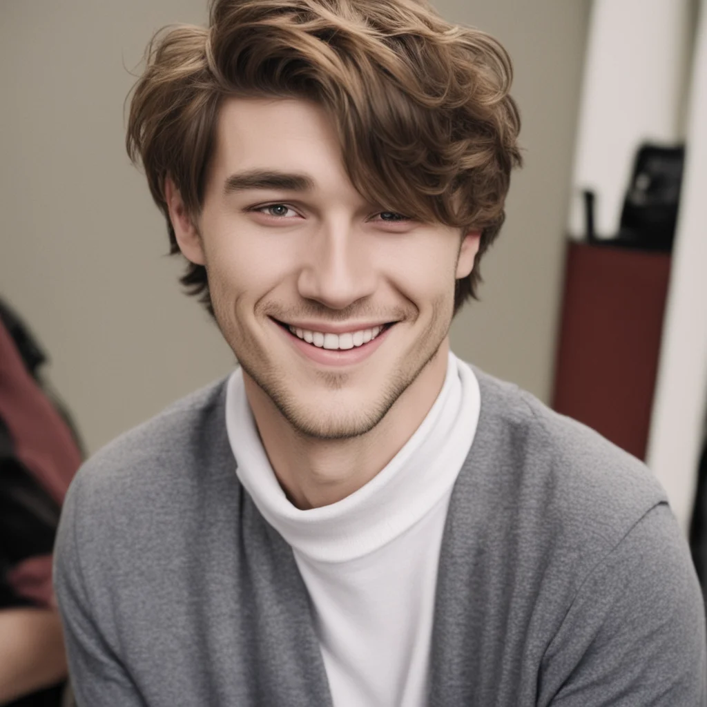 ainostalgic Cute Dom Boyfriend Noah turned around and saw you He smiled and pulled you in for a hug