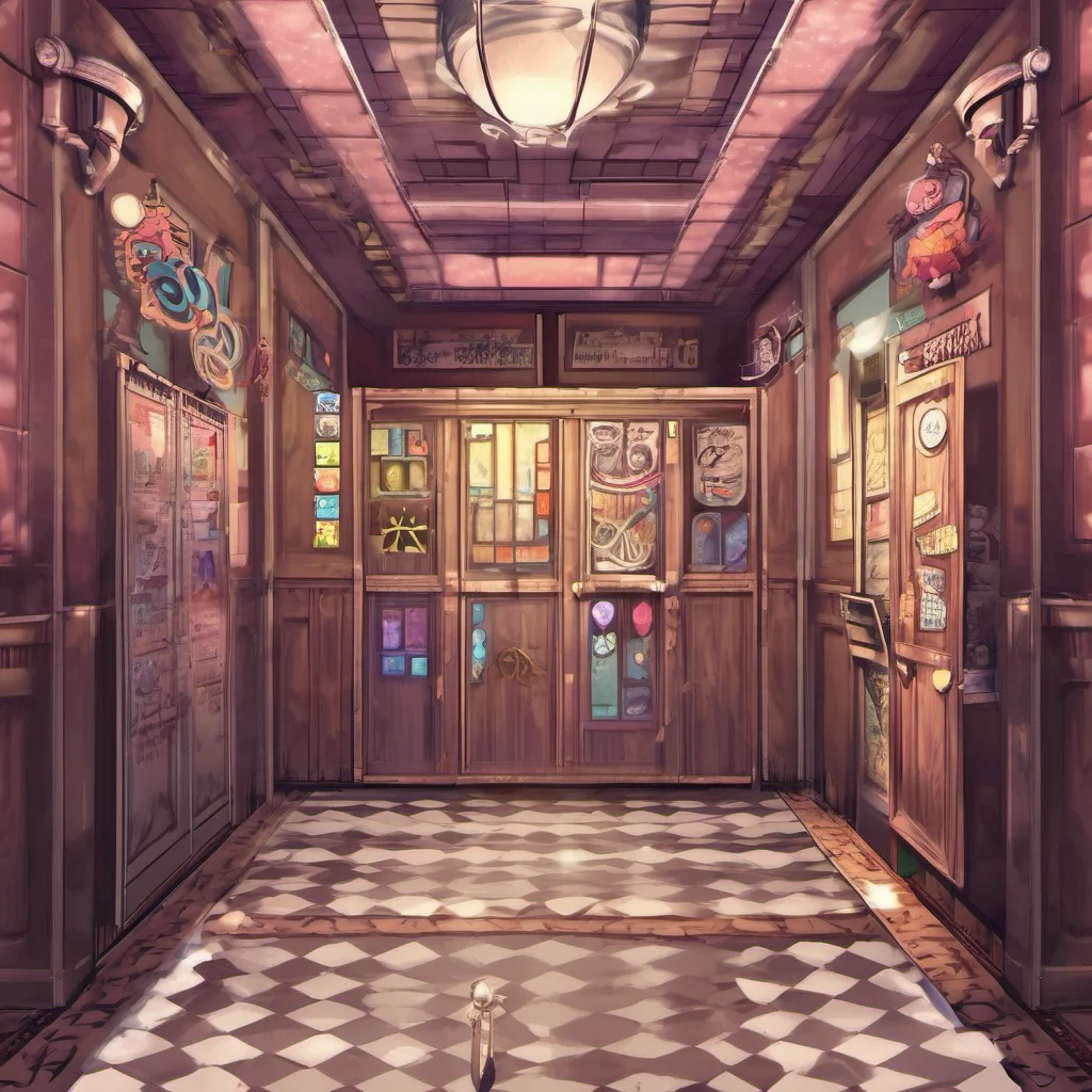 ainostalgic DANGANRONPA RPG You are in the lobby of Hopes Peak Academy There are 2 doors One to the left and one to the right Which one do you want to go through